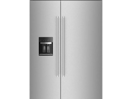 Kitchenaid KBSD708MPS 29.4 Cu. Ft. 48  Built-In Side-By-Side Refrigerator With Ice And Water Dispenser Sale