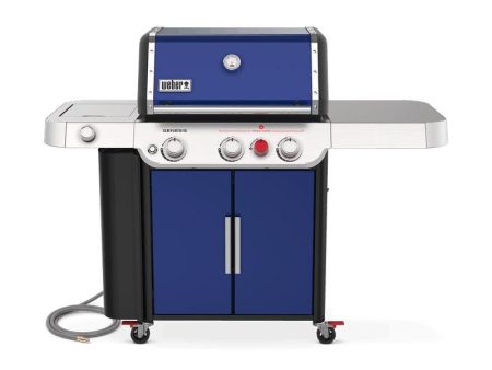 Weber 37480001 Genesis E-335 Gas Grill - Deep Ocean Blue Natural Gas Discount