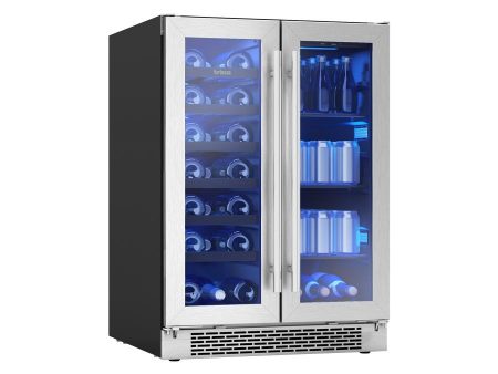 Brisas By Zephyr BWB24C32AG Brisas French Door Wine & Beverage Cooler Online