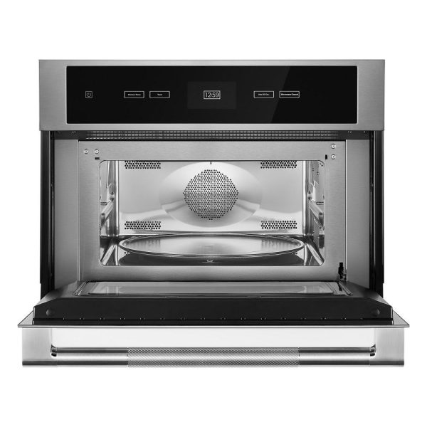 Jennair JMC2427LL Rise™ 27  Built-In Microwave Oven With Speed-Cook Discount