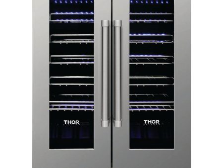 Thor Kitchen TWC2402U Thor - 42 Bottle Dual Zone Wine Cooler Online