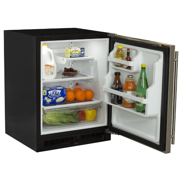 Marvel MARE224SS41A 24-In Low Profile Built-In Refrigerator With Maxstore Bin And Door Storage With Door Style - Stainless Steel, Door Swing - Right Sale