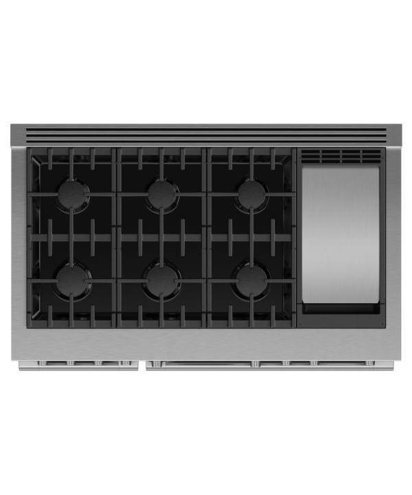 Fisher & Paykel RGV3486GDL Gas Range, 48 , 6 Burners With Griddle For Cheap