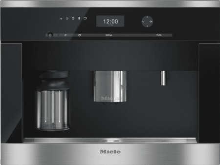 Miele CVA6401 Stainless Steel Built-In Coffee Machine With Bean-To Cup System And Onetouch For Two Prep. For Perfect Coffee Enjoyment. Discount