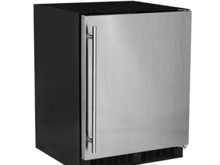 Marvel MARE124SS31A 24-In Low Profile Built-In High-Capacity Refrigerator With Door Style - Stainless Steel Online now