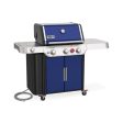 Weber 37480001 Genesis E-335 Gas Grill - Deep Ocean Blue Natural Gas Discount