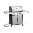 Weber 37300001 Genesis S-325S Gas Grill - Stainless Steel Natural Gas Hot on Sale