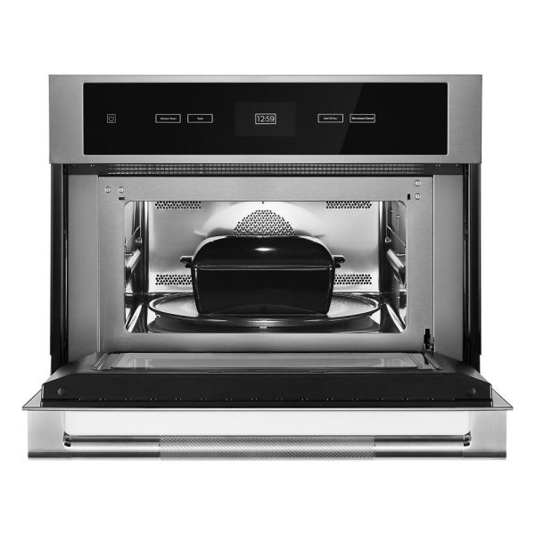 Jennair JMC2427LL Rise™ 27  Built-In Microwave Oven With Speed-Cook Discount