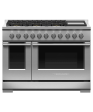 Fisher & Paykel RGV3486GDL Gas Range, 48 , 6 Burners With Griddle For Cheap