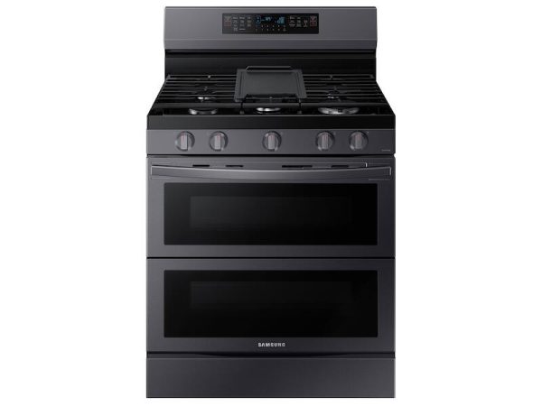 Samsung NX60A6751SG 6.0 Cu. Ft. Smart Freestanding Gas Range With Flex Duo™ & Air Fry In Black Stainless Steel Online Sale