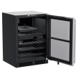 Marvel MLBD224SG01A 24-In Built-In Dual Zone Wine And Beverage Center With Door Style - Stainless Steel Frame Glass Online